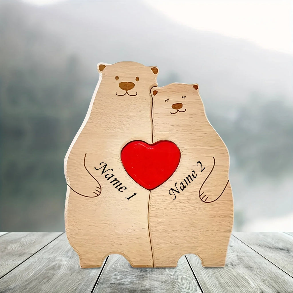 small size family gift with bears